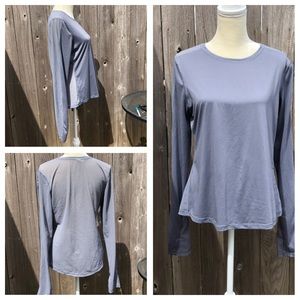 Victoria's Secret Sport Sheer Back Long Sleeve Top